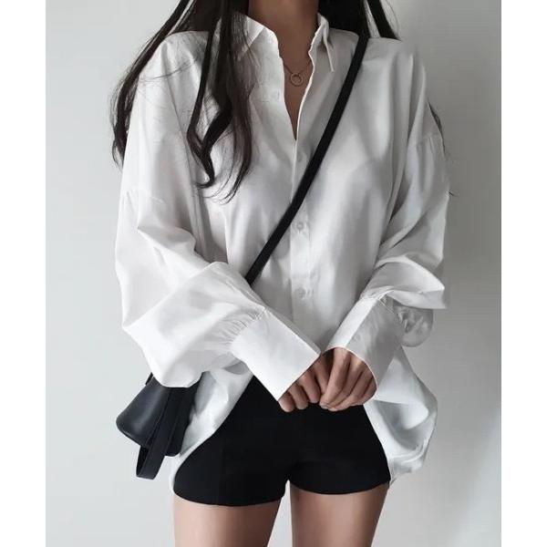 ブラウス シャツ オフィス、プライベート、オケージョンにもボリューム袖シャツブラウス レディース