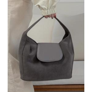 ハンドバッグ brushed material flap point bag / ブラッシュドマテリアルフラップポイントバッグ