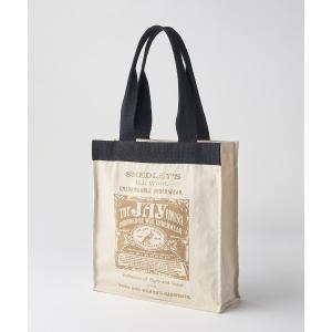 トートバッグ 「日本限定」JOHN SMEDLEY×re-wrap オーガニックコットンキャンバスバッグ｜LARGE レディース メンズ