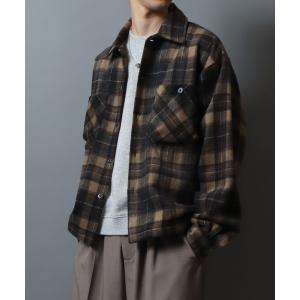 シャツ Heavyweight Flannel CPO Shirt/ヘビーネルCPOチェックシャツ 長袖シャツ ネルシャツ シャツジャケット メンズ