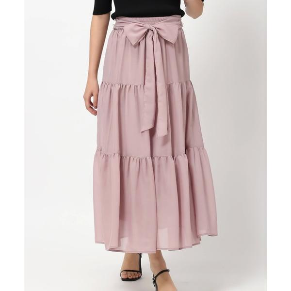 「MISCH MASCH」 フレアスカート M ピンク レディース