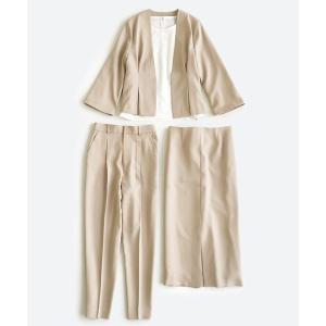「haco!」 パンツスーツ LARGE ベージュ レディース
