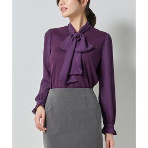 tシャツ 「NARACAMICIE」ウールジャージリボンプルオーバー レディース