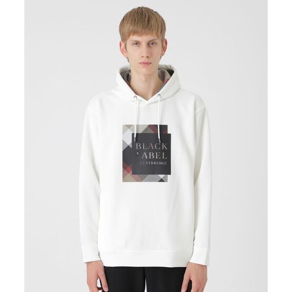 パーカー クレストブリッジチェックボックスグラフィックフーディー メンズ