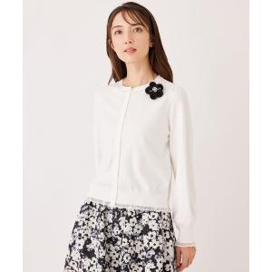 カーディガン シアーレイヤー カーディガン レディース