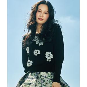 FENDI（フェンディ） ズッカ柄 長袖ニット 36 ブラウン レディース