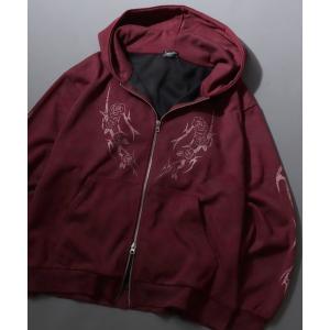 SOMEDIFF（サムディフ） パーカー 「SOMEDIFF」PUレザーフルジップ