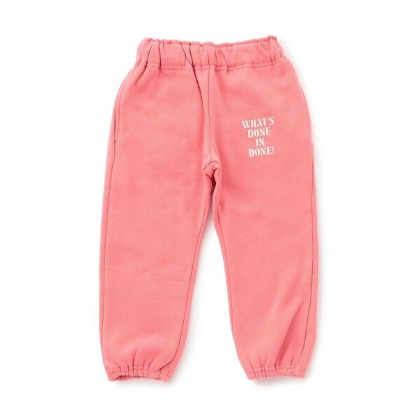 パンツ 「WEB限定/あったか」ロゴ裏起毛スウェットパンツ キッズ 子供服 男の子 女の子