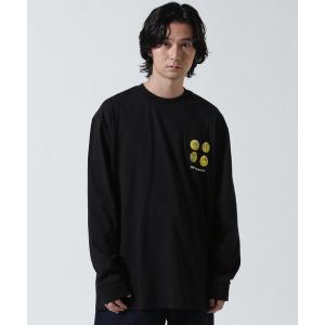 も*ん様 長袖カットソー ブラック ♡メゾンオノレ♡ メンズ MAISON HONORE（メゾンオノレ） tシャツ Tiphanie Big Logo L/S tee