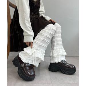 パンツ フリルリボンロングパンツ レディース