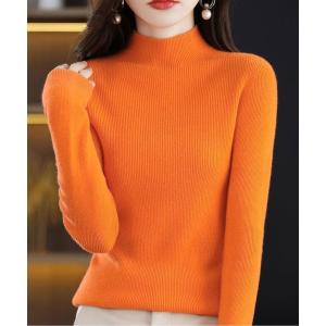 ニット セーター エフォートレス ハイネック ニットセーター レディース レディース