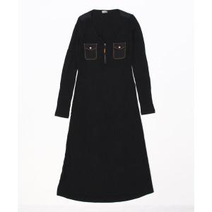 「DIESEL」 長袖ワンピース SMALL ブラック レディース