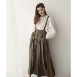 「MIELI INVARIANT」 オーバーオール FREE カーキ レディース