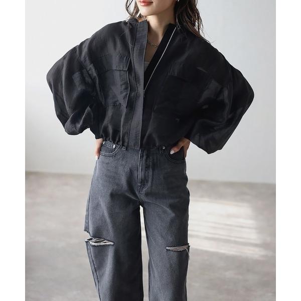 「Bonjour Sagan」 「HUNCH」ブルゾン FREE ブラック レディース