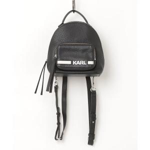 「KARL LAGERFELD」 リュック - ブラック レディース