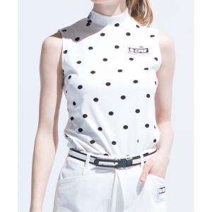 「CPG GOLF」 ノースリーブトップス LARGE ホワイト レディース