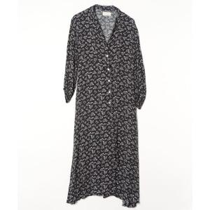 「WILLFULLY」 花柄長袖ワンピース FREE ブラック レディース