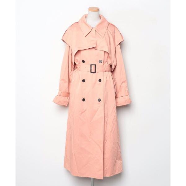「Ameri」 トレンチコート MEDIUM オレンジ レディース