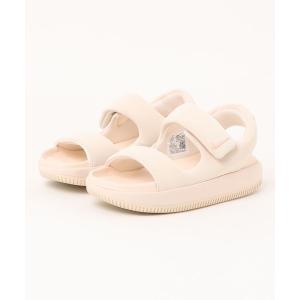 「NIKE」 フラットサンダル 25 ピンクベージュ レディース