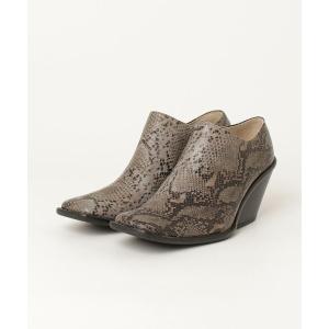 「UNTISHOLD」 ショートブーツ 36 ブラウン レディース