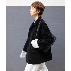 カバーオール 「LA PEAU DE GEM」eco suede cover all/エコスウェードカバーオール レディース