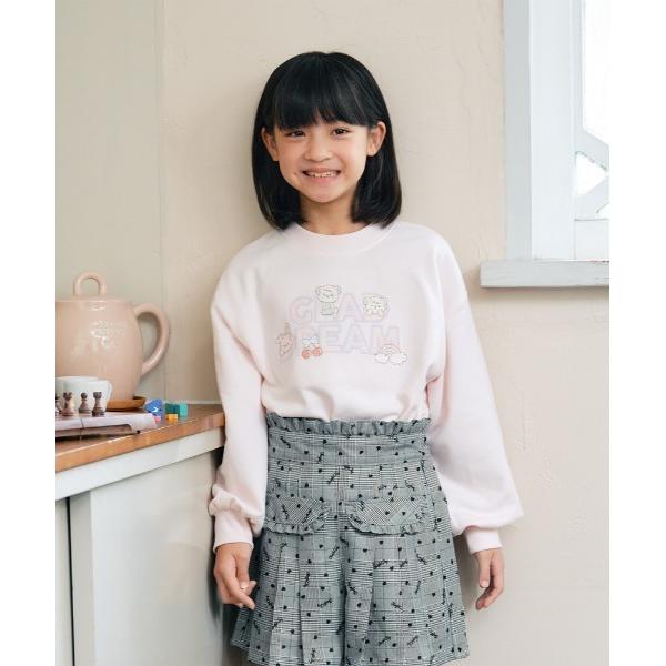 トレーナー 「MPS」ドリームアップリケスウェットプルオーバー（ キュート プリント/可愛い女の子）...