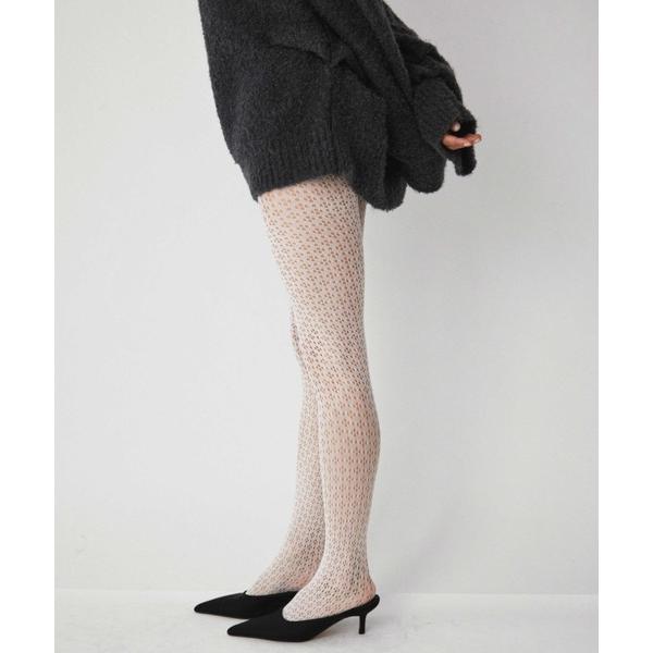 タイツ Eyelet Lace Knit Tights / アイレットレースニットタイツ レディース