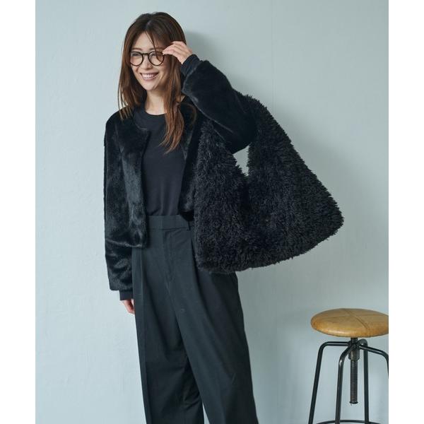 トートバッグ ボア トートバッグ レディース