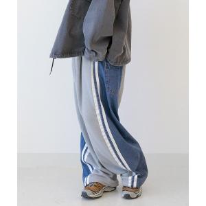 「minsobi」 イージーパンツ FREE グレー メンズ