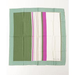 「Christian Dior」 スカーフ - グリーン レディース