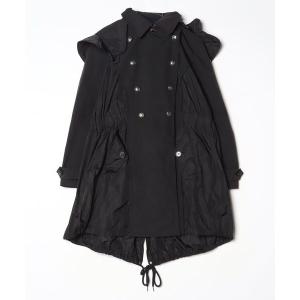 「MONCLER」 HINATA コート 1 ブラック レディース