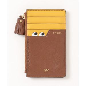「ANYA HINDMARCH」 カードケース - ブラウン レディース