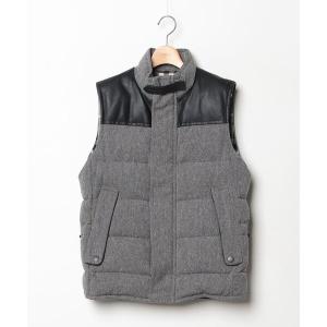 「BURBERRY」 ダウンベスト - グレー メンズ