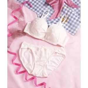 ブラジャー ショーツセット 「WEB限定」「プチプラブラセット」セクシーコードブラジャー＆ショーツセット