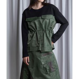 tシャツ ミリタリートップス レディース