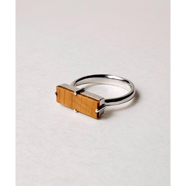 指輪 リング MELANGE Rectangleカラーリング レディース