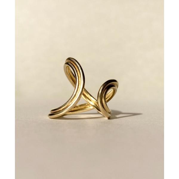 指輪 リング MELANGE Parallel オープンリング レディース