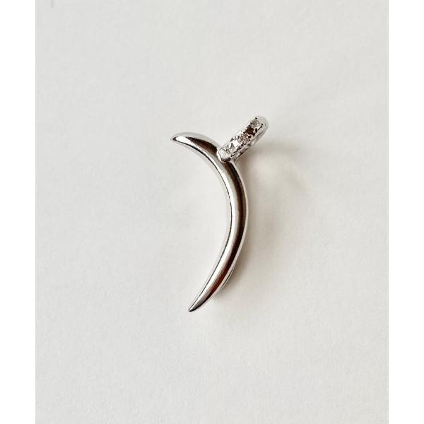 イヤーカフ MELANGE Abstract ストーンクレセントカフ レディース