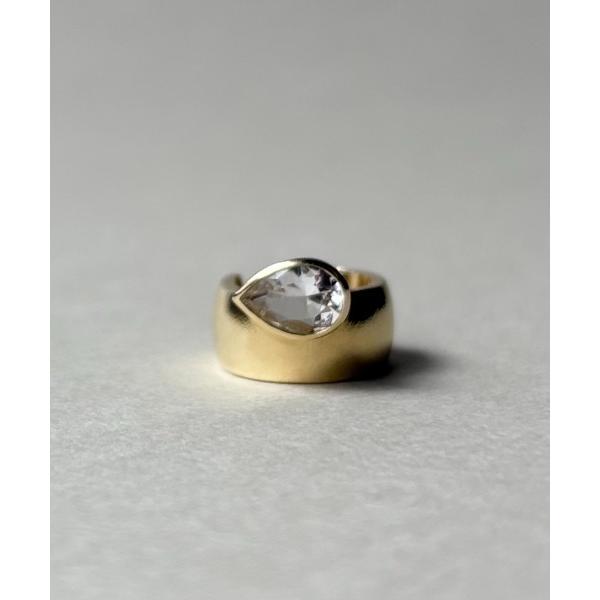 イヤーカフ MELANGE Petite bague ペアシェイプイヤーカフ レディース