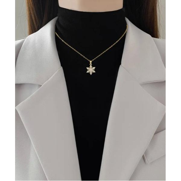 ネックレス レディース ネックレス 雪 結晶(BDS) レディース