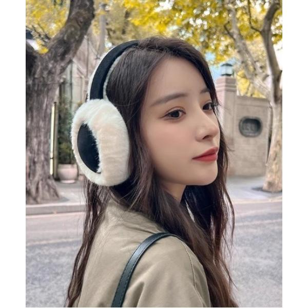 耳当て イヤーマフ スエード調 ムートンイヤーマフ カチューシャ /耳当て レディース レディース