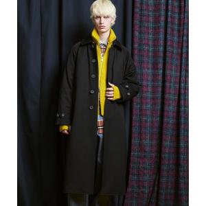 ステンカラーコート コート 「UNISEX」「Italian Dead Stock Fabric」Prime-Over Balmachan Coat/プライムオーバーステンカラーコート「MAISON SPECIAL/メ…