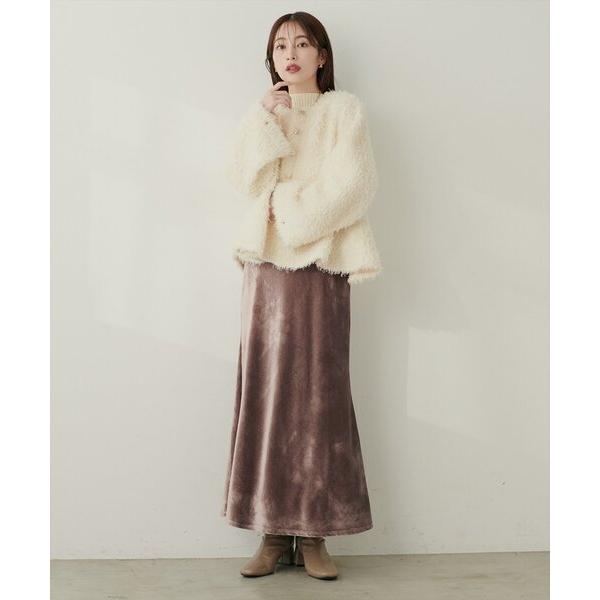 スカート ベロアマーメイドスカート
