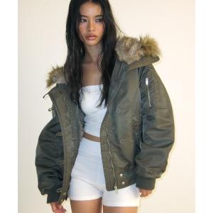 ブルゾン アウター 「MADE」 ヌニルファートリミングフードジャンパー レディース メンズ