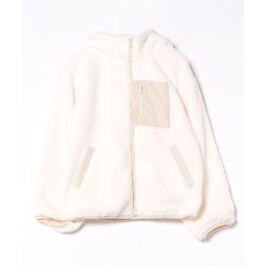 ブルゾン アウター Fun Fashion Future/ファンファッションフューチャー　フードボア ブルゾン レディース