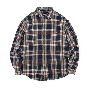 シャツ 「USED」Eddie Bauer チェック柄 フランネルシャツ メンズ レディース
