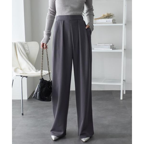 パンツ リッチエアジャージー2タックパンツ レディース