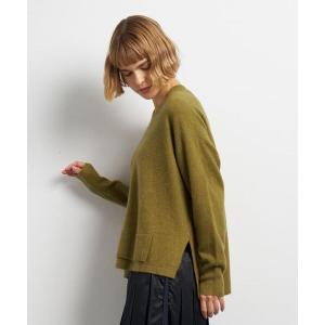 ニット セーター ラクーンVネックニット レディース