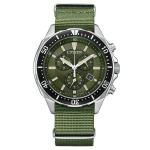 「CITIZEN」 アナログ腕時計 FREE カーキ メンズ