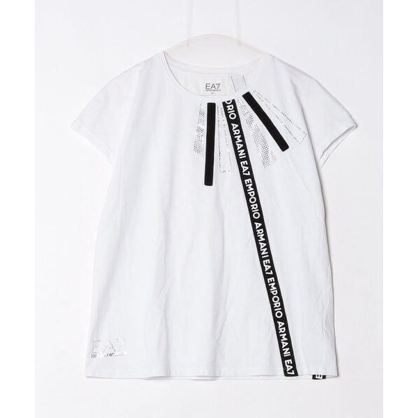 「EMPORIO ARMANI EA7」 ノースリーブトップス LARGE ホワイト レディース